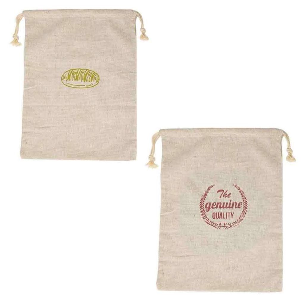 2er Leinen-Brotbeutel,Brotsack zum Frischhalten, Produktbild 