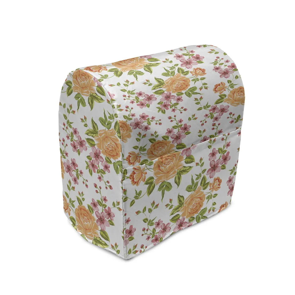 Housse de protection pour robot pâtissier motif Peony Poppy et poches
