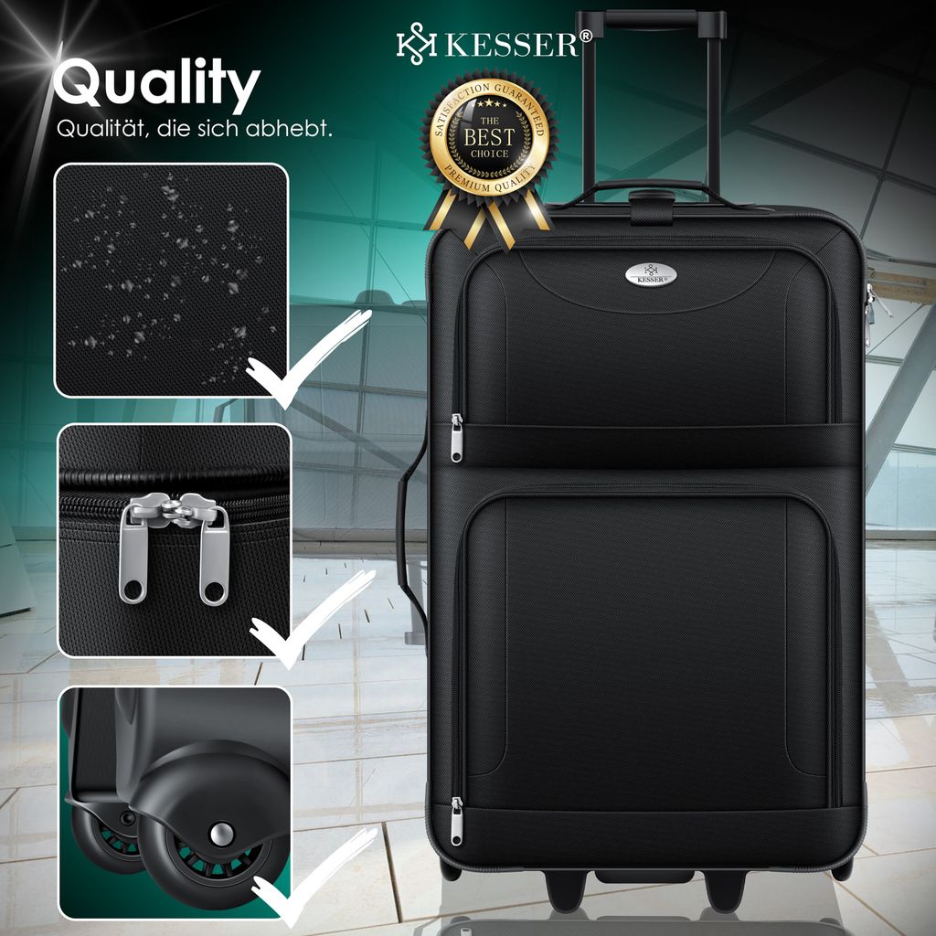 KESSER® 4tlg Trolley Kofferset | Reisekoffer Set  mit Produktbild 3