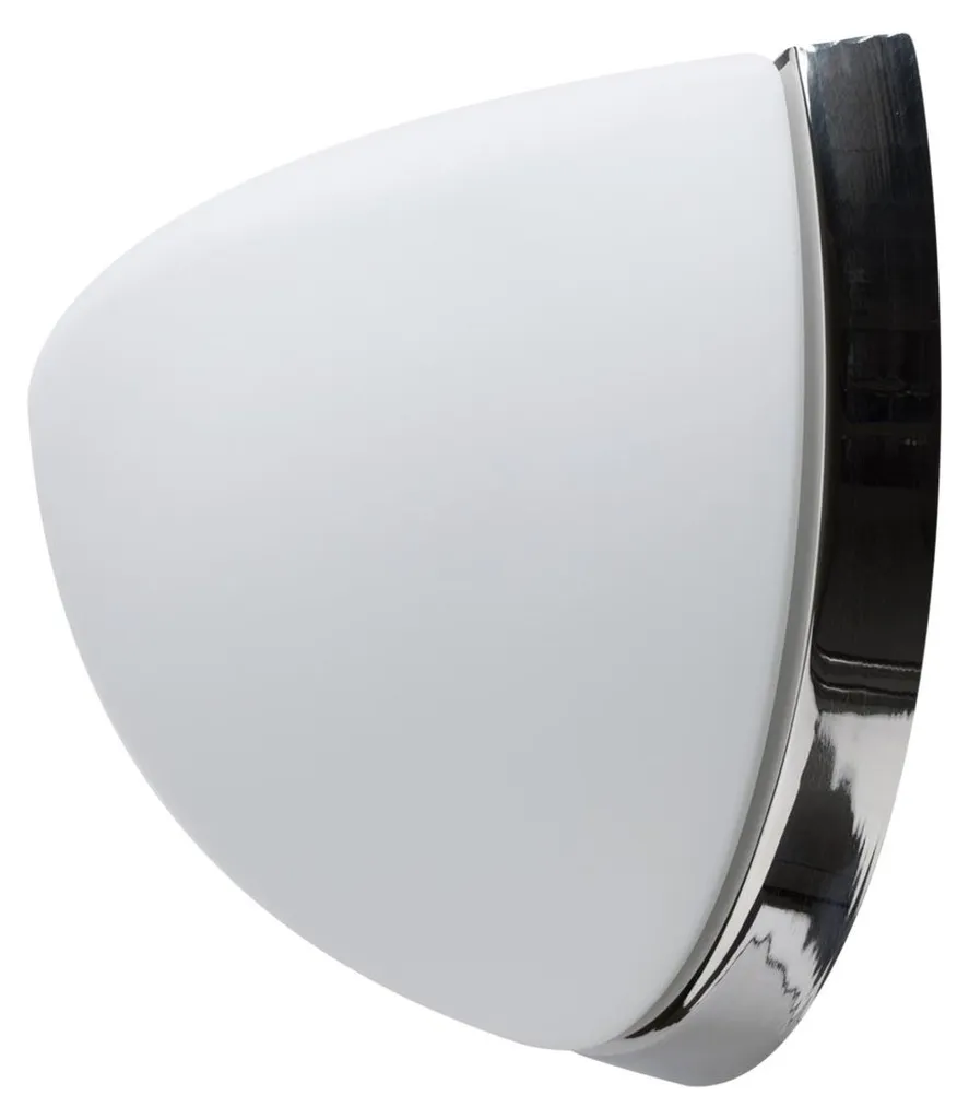Applique murale OSMONT NEL44554 NELA DL1 en acier inoxydable blanc IP43