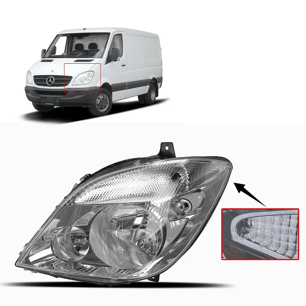 Phares pour Sprinter W906 : Éclairage performant avec Antibrouillards