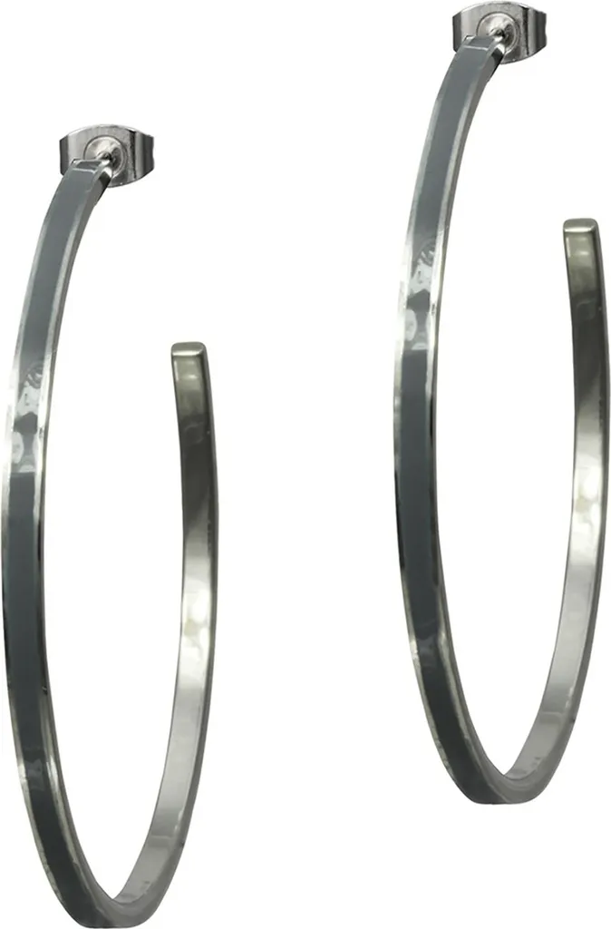 Orecchini Amello Donna Smalto Grigio Acciaio Inox - Must-Have D2ESOG02K