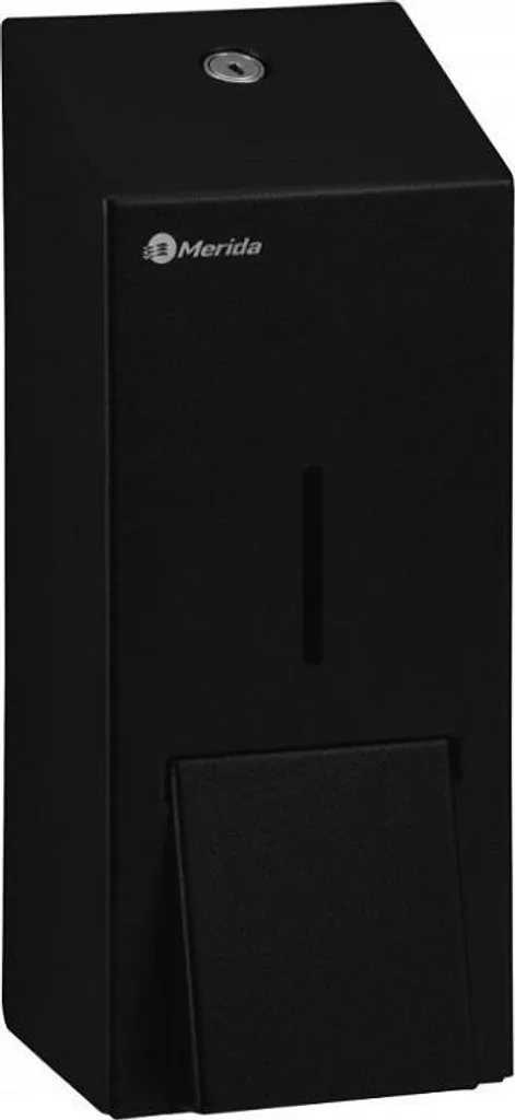 Fini le gaspillage avec le distributeur de savon inox noir STELLA MAXI