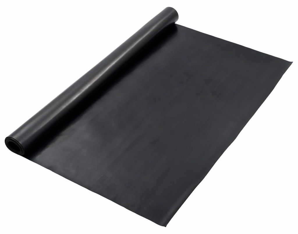 Bodenbelag Schwarz 1,2 x 2 m Gummi