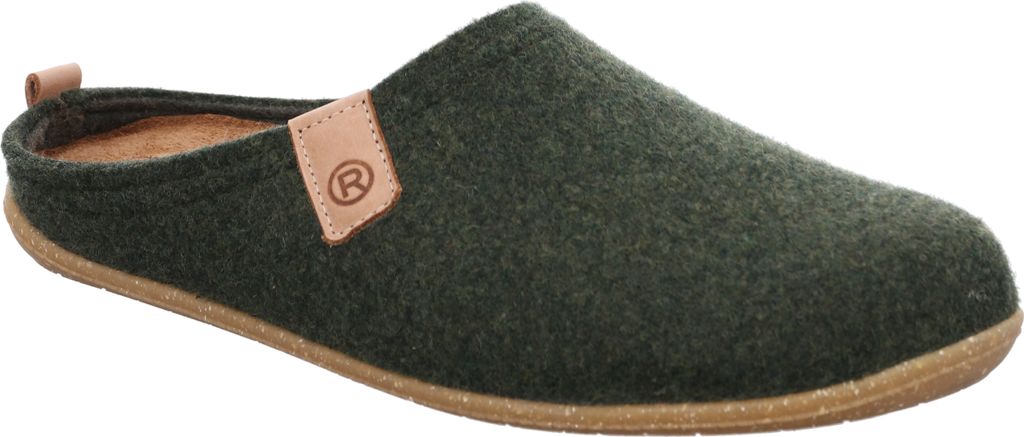 Rohde Herren Hausschuh Pantoffel Softfilz 6920, Größe:46 EU, Farbe:Grün