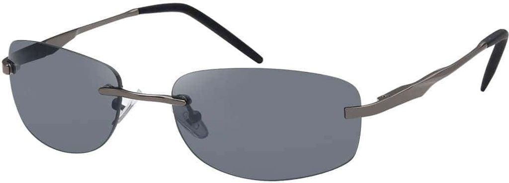 Gil Sonnenbrille Herren Desginer Metal Sonnen Sport Brillen Rechteck 100%UV400 30244 Eloxiert