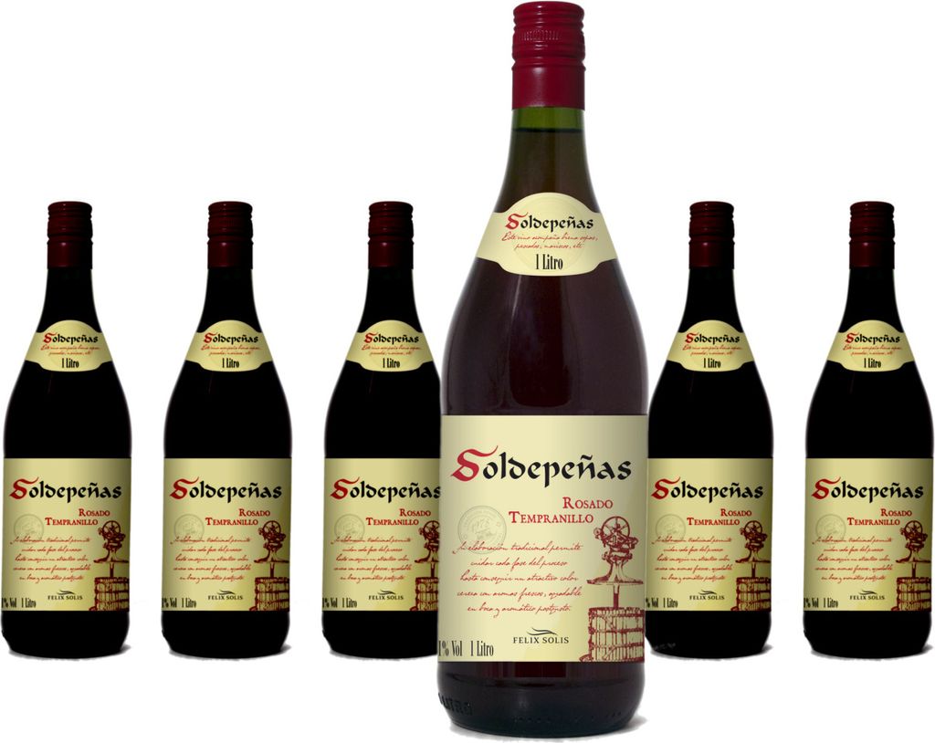 6 x Félix Solís Castillo De Soldepeñas Tempranillo Rosado Produktbild 