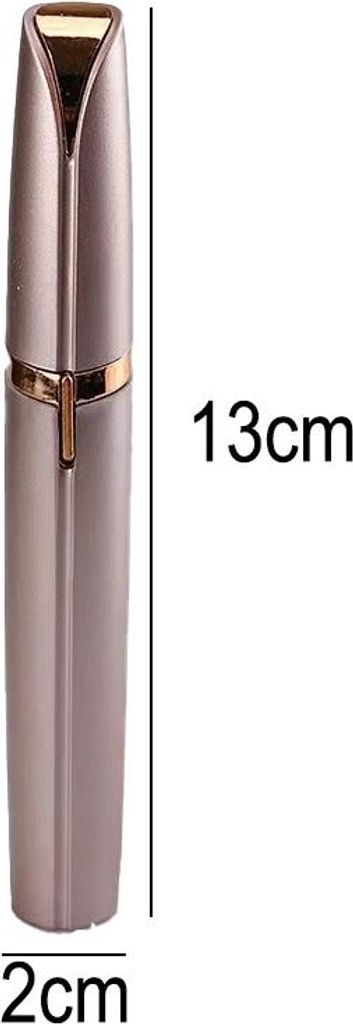 Elektrischer Augenbrauentrimmer, Mini-Augenbrauentrimmer für Damen, wiederaufladbarer Rasierer, Augenbrauenstift, Haarentferner,Rose gold
