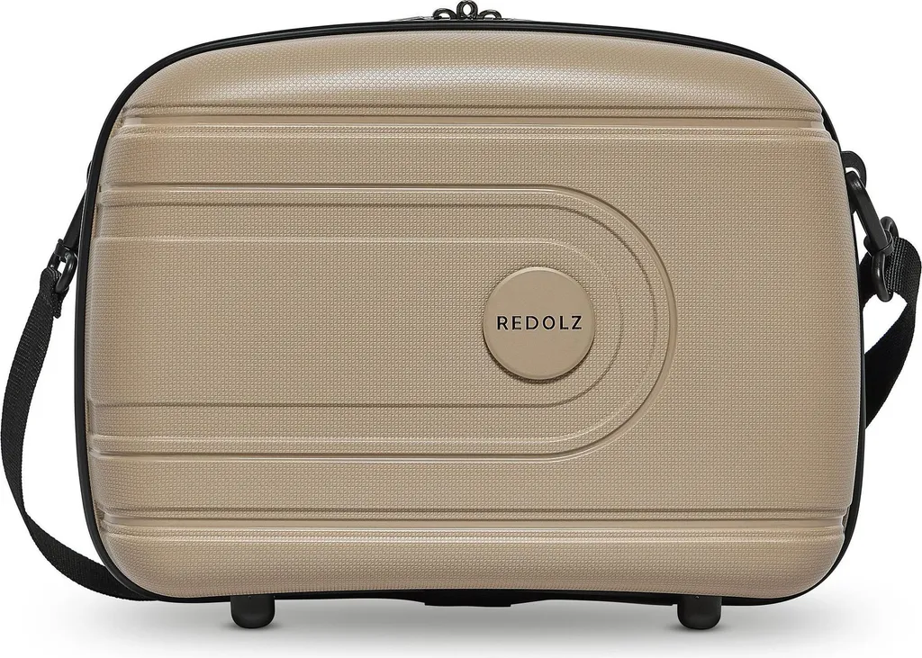 Eleganza in Viaggio: REDOLZ Essentials 11 Beauty Case Beige