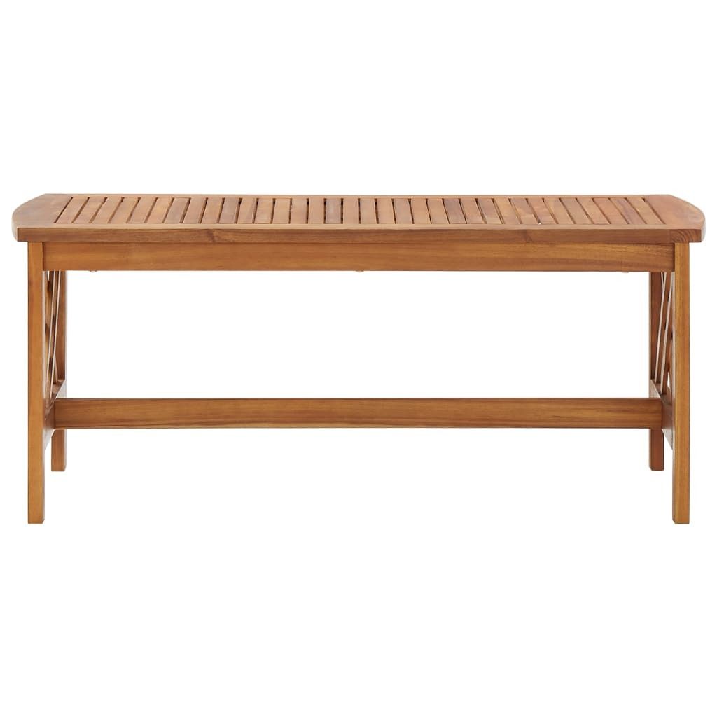 vidaXL Table basse 102x50x43 cm en bois massif d'acacia Image du produit 