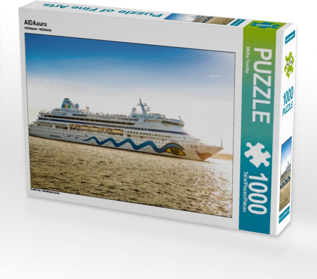 CALVENDO Puzzle AIDAaura 1000 Teile Puzzle quer | 1000 Produktbild 