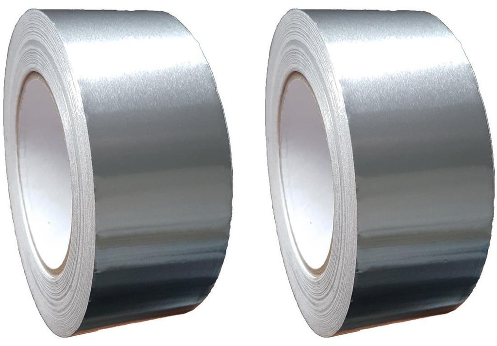Všestranná hliníková lepiaca páska – 2 rolky 50 mm x 50 m – Obrázok produktu 