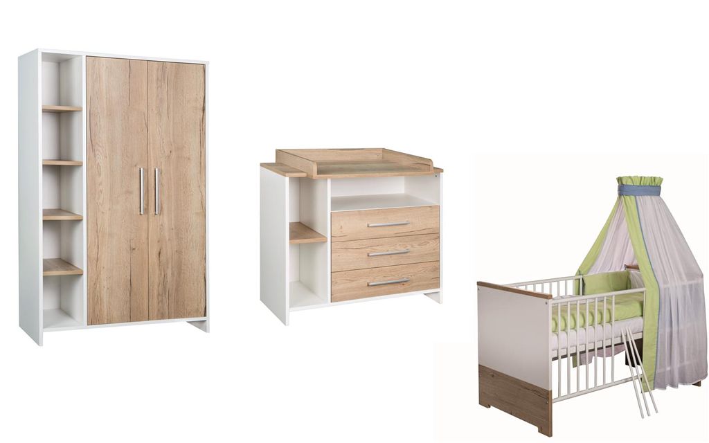 Schardt Komplett Kinderzimmer Eco Plus 3-teilig: Bestehend Produktbild 