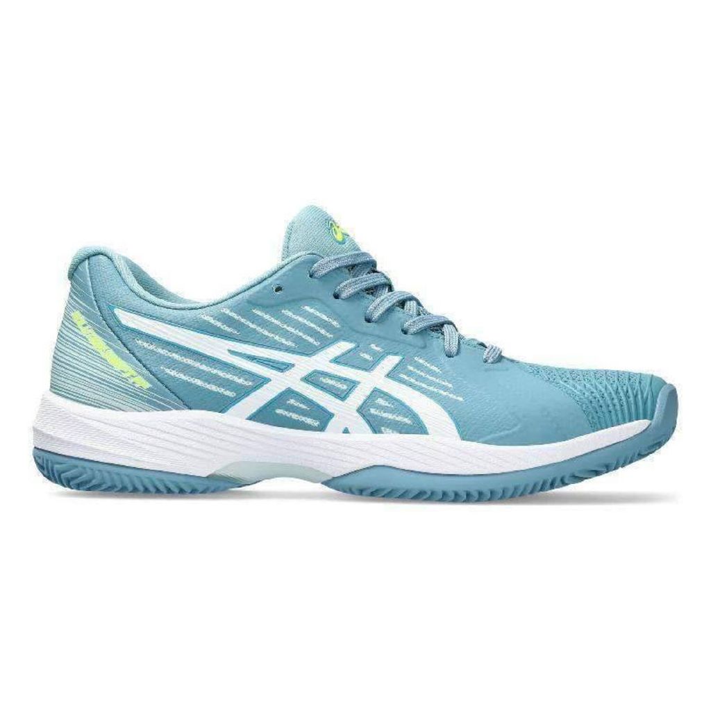 Asics Tennisschuh Solution Swift FF Clay Damen Blau Weiß