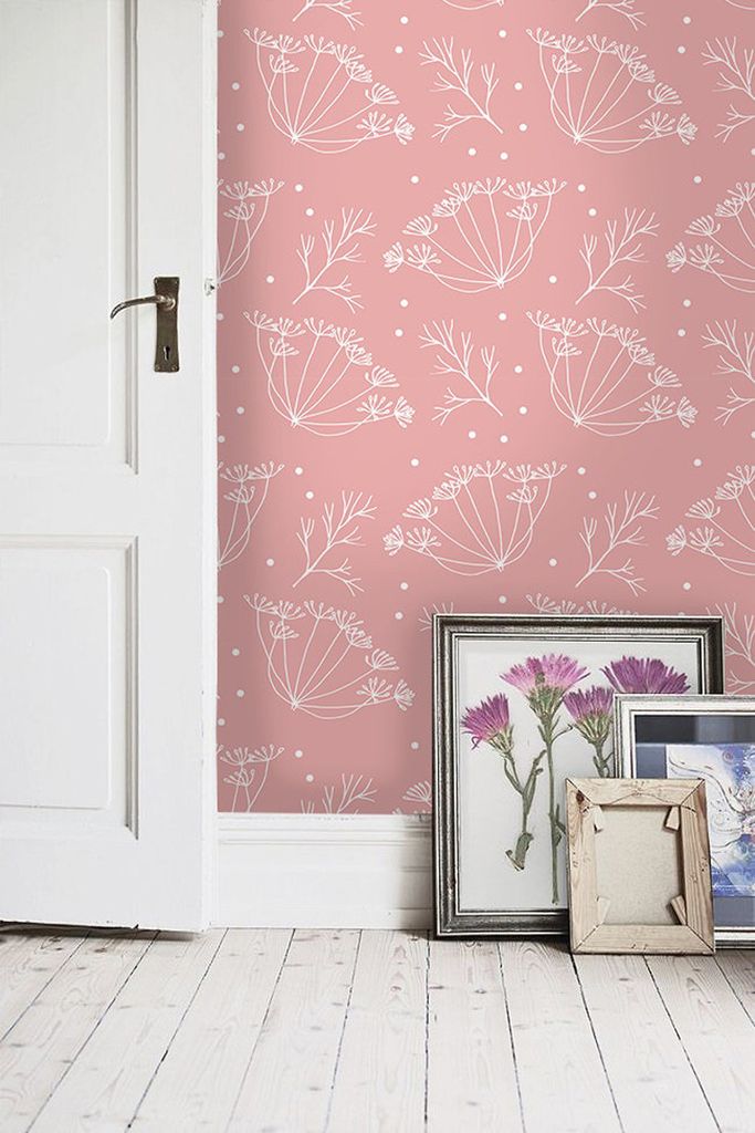 Coloray Fototapete 416x254 cm An Einer Wand Latex Latextapete - Dill Fennel.