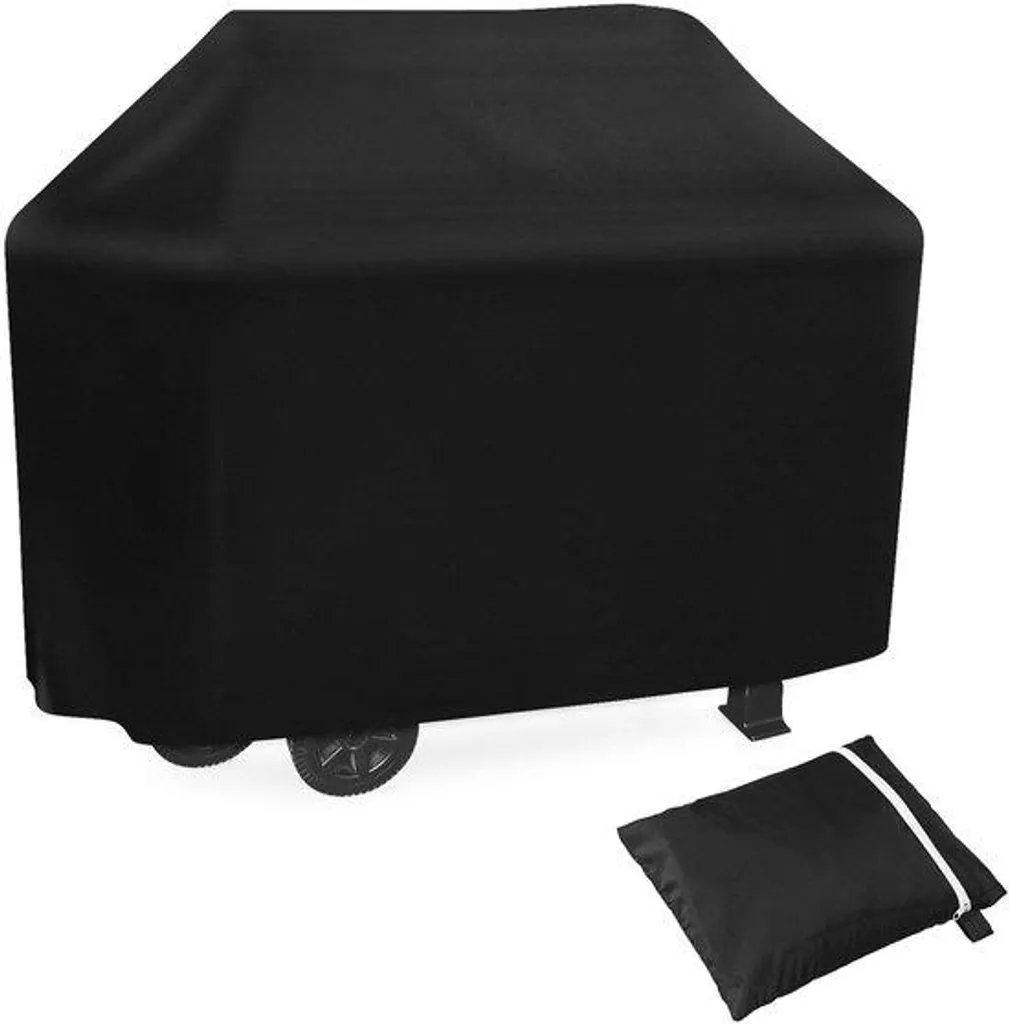 Bâche de Protection Barbecue Extérieur - Format Universel 132cm Noir