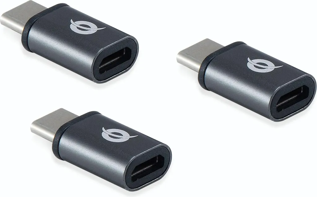 Conceptronic DONN05G: 3 Adattatori USB-C Micro USB per Viaggi