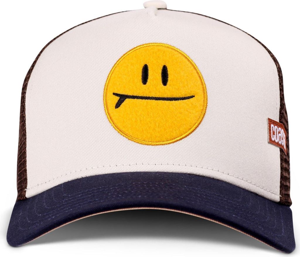 Coastal HFT Surf & Smile Trucker Cap Khaki/Marine