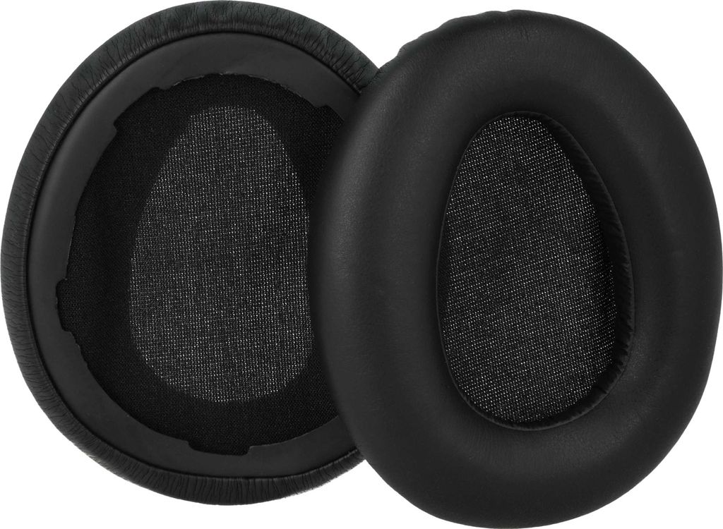 vhbw 2x Ohrpolster kompatibel mit SteelSeries Arctis 7, 5, 9, Prime, 9x, 3, Pro, 1 Headset Kopfhörer Headset, Schaumstoff / Kunststoff Schwarz