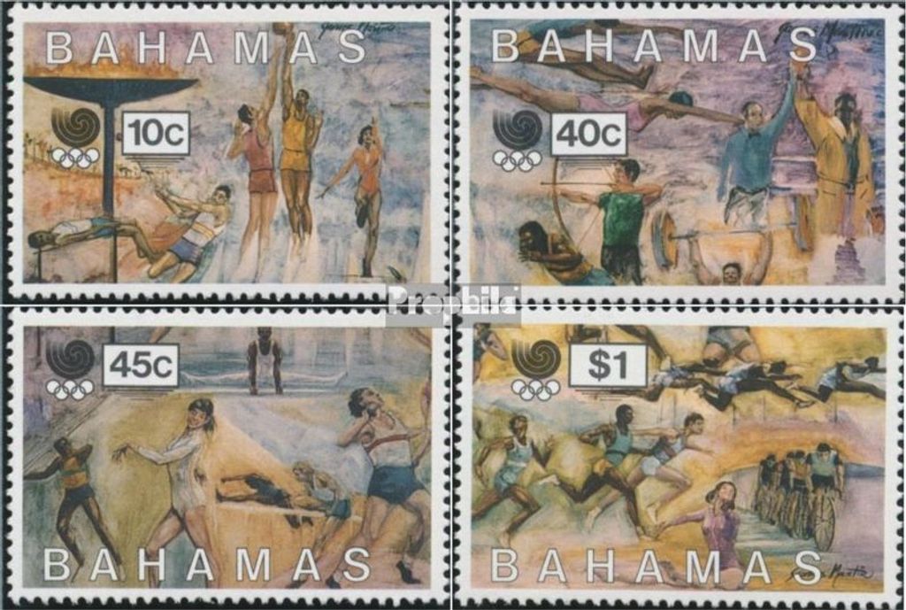 Briefmarken Bahamas 1988 Mi 678-681 (kompl.Ausg.) postfrisch Olympische Sommerspiele