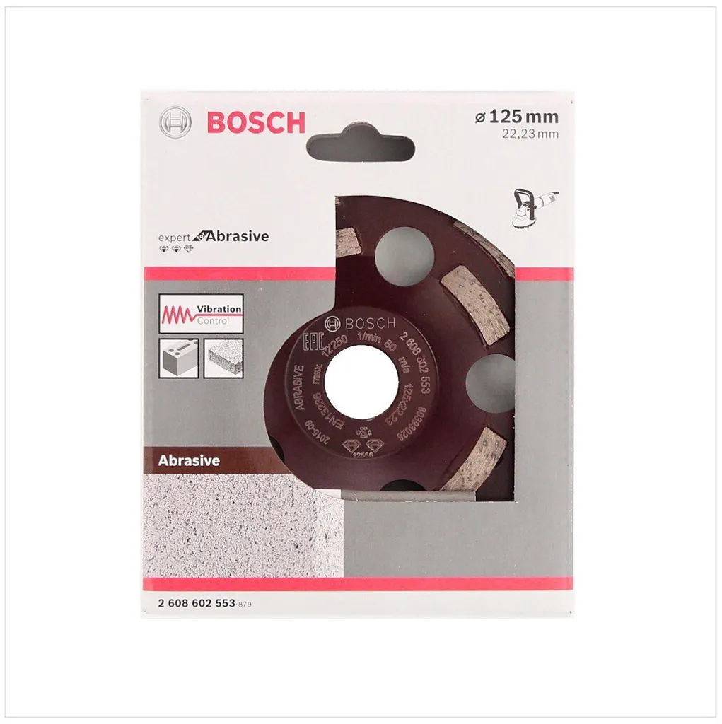 Offerta Bosch 2608602553 Mola a Tazza Expert per Materiali Abrasivi 125mm - 22