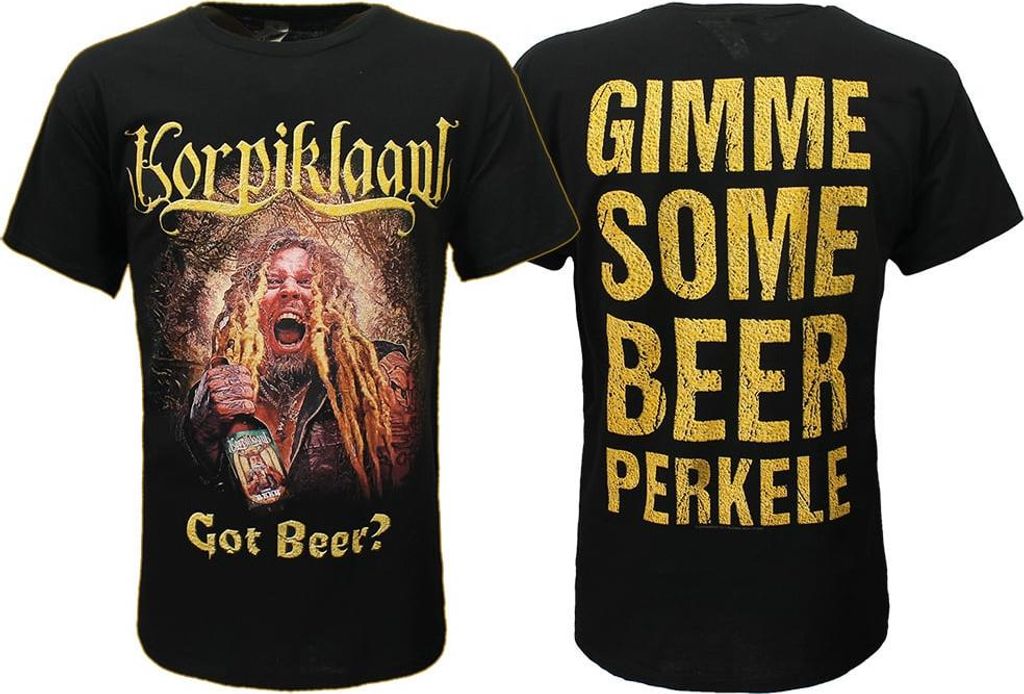 Korpiklaani Gimme Some Beer T-Shirt – Folk Metal Merch - S
