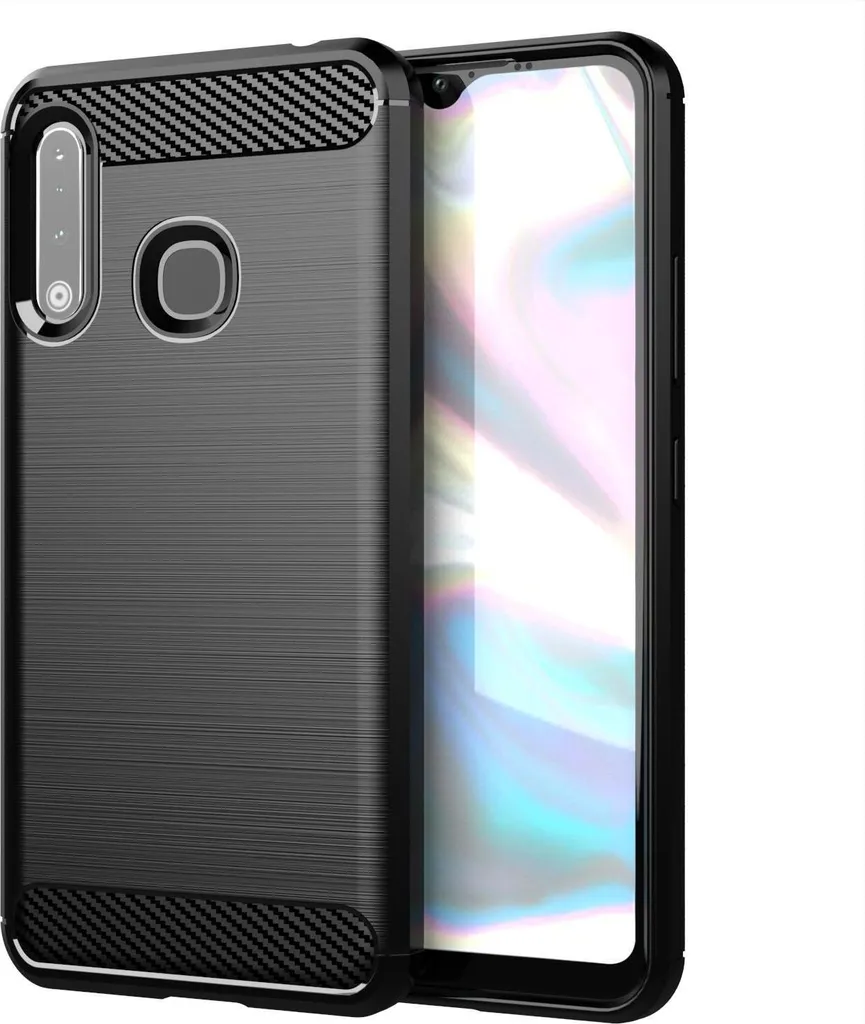 Custodia Samsung Galaxy A70e Cadorabo TPU Nero - Protezione Soft Touch