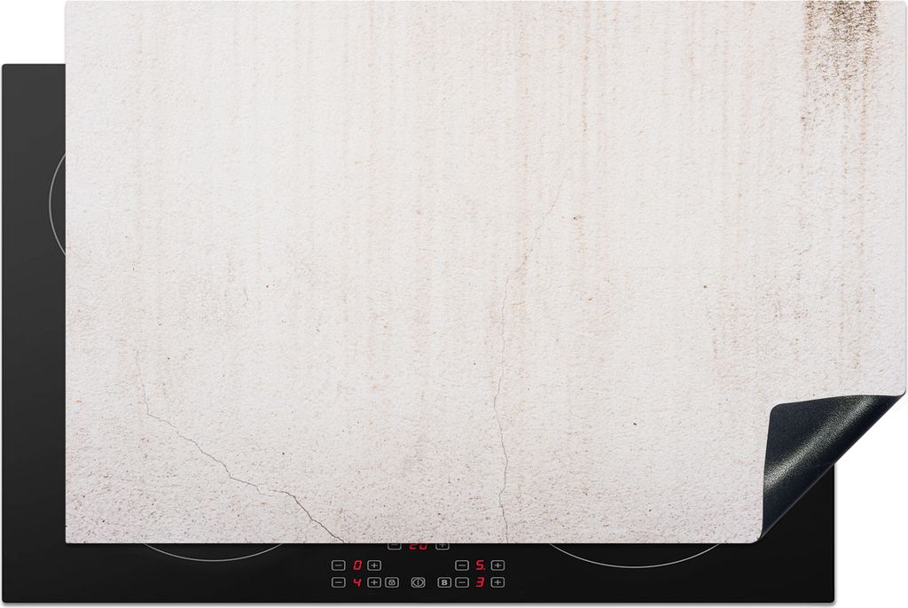 KitchenYeah© Herdabdeckplatte Beton - Wand - Weiß , Produktbild 