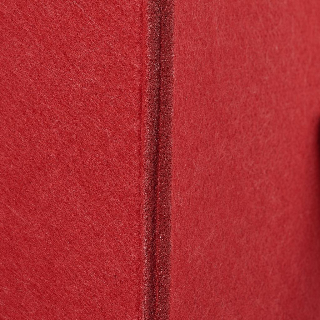 relaxdays 8 x Kaminholztasche aus Filz rot Produktbild 8