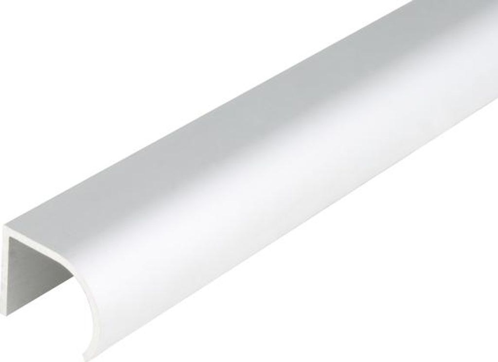Alberts® Griffprofil, abgerundet, Alu, 25x19mm, Länge 2m Produktbild 