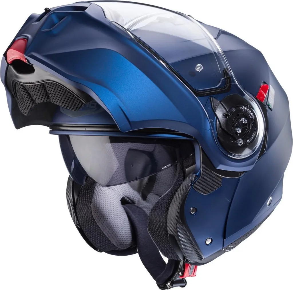 Casque Pliable Caberg Duke Evo Bleu Mat S - Silencieux et Léger - 4