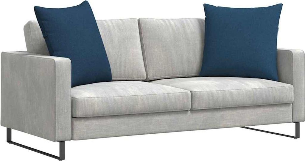 “2026 Modern“ Sofakissen 2 pcs - Montage erforderlich - Blau 60 x 60cm Stoff - Designermöbel 373475 - Gartenmöbelauflagen