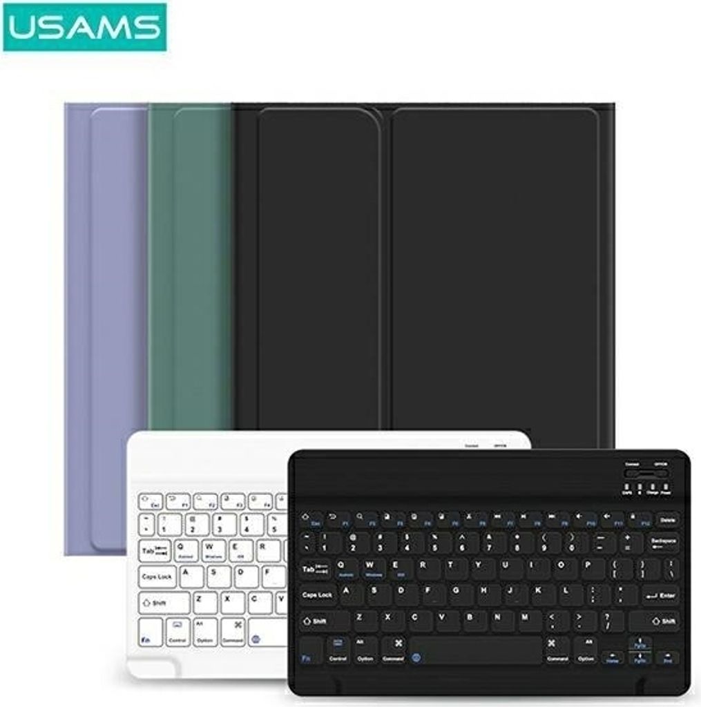 Usams Winro Case mit Tastatur Ipad Pro 11 Lila Gehuse-Weie Tastatur/Lila Abdeckung-Weie Tastatur Ip011Yrxx03 (Us-Bh645)
