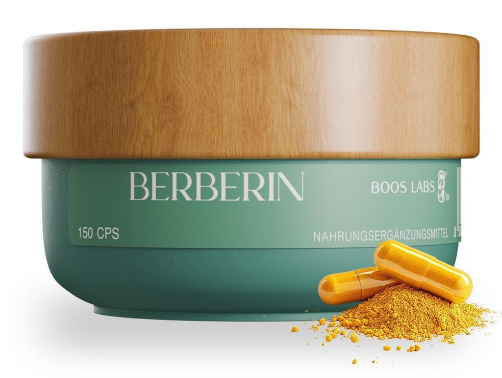 BOOS LABS Berberin I 500mg I 150 vegane Kapseln I Berberin Produktbild 