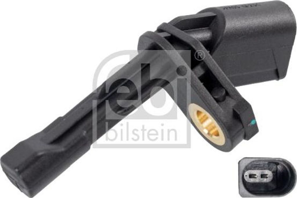 FEBI BILSTEIN 23808 Raddrehzahlsensor OE WHT003858 kompatibel mit A1 8X, A3 8P, Q3, TT, Alhambra, Altea, Altea XL, Leon, Toledo, Octavia, Superb, B...