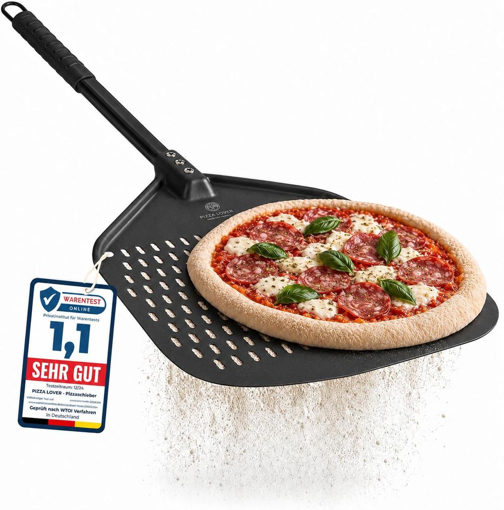 Pizza Lover® buccia per pizza di alta qualità perforata 35 Immagine del prodotto  Immagine generata dall'IA