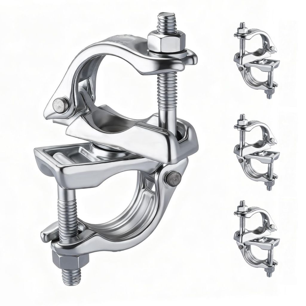 4X 360° 48x48mm Drehkupplung Gerüstschelle Gerüstkupplung Produktbild 
