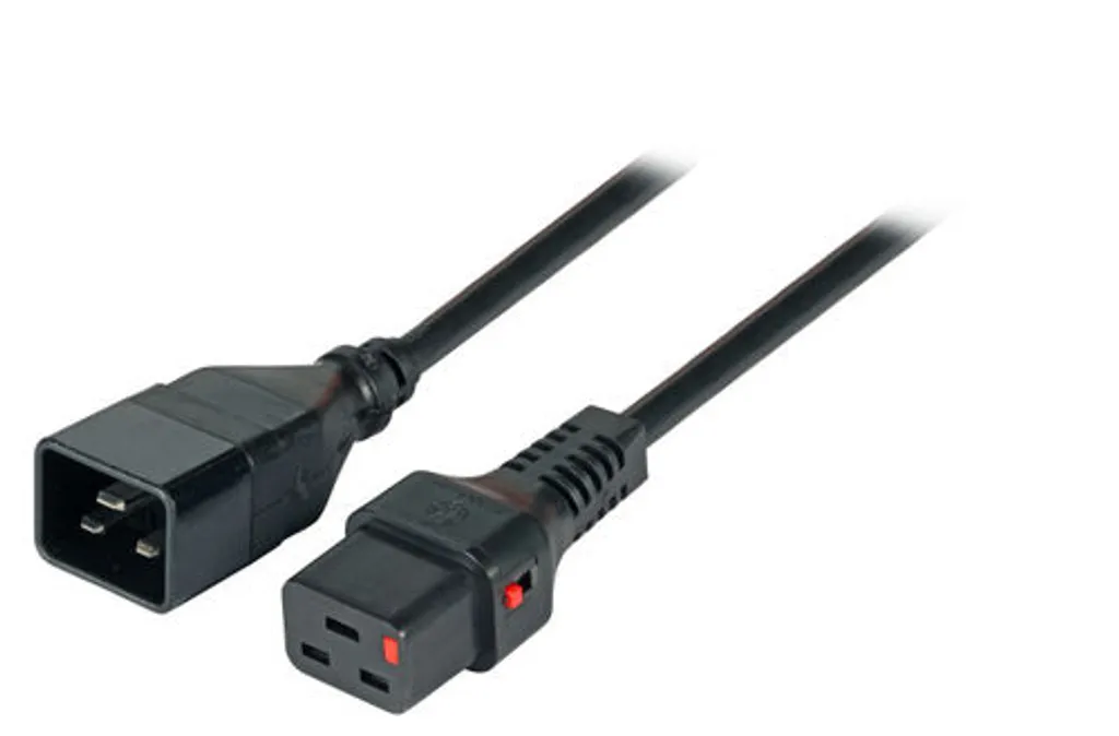 Rallonge d'appareil froid C20 pour onduleur et PDU en rack 1.8m