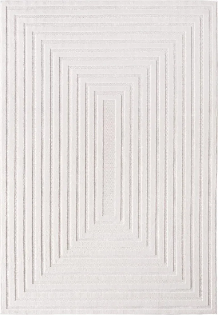 Tapis à Poil Court Doha 1653 Cream 120x170 cm - Revêtement Déco Chic
