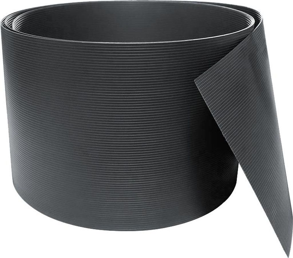 Faziango Sichtschutz Zaun 2,5x0,19m Dunkelgrau 20 Stück Hart PVC wind- & wasserdicht für Doppelstabmatten