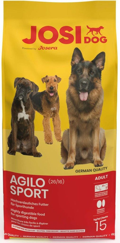 Josera JosiDog Agilo Sport, Adult, 15 kg, Gluten-frei Produktbild 