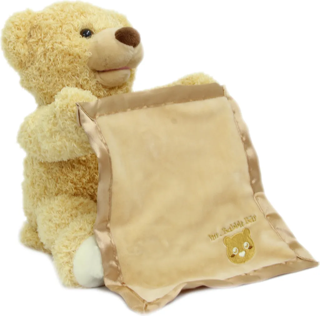 Mr. Babble Bear Jamara : Peluche Interactive Brune aux Fonctions Audio - 4