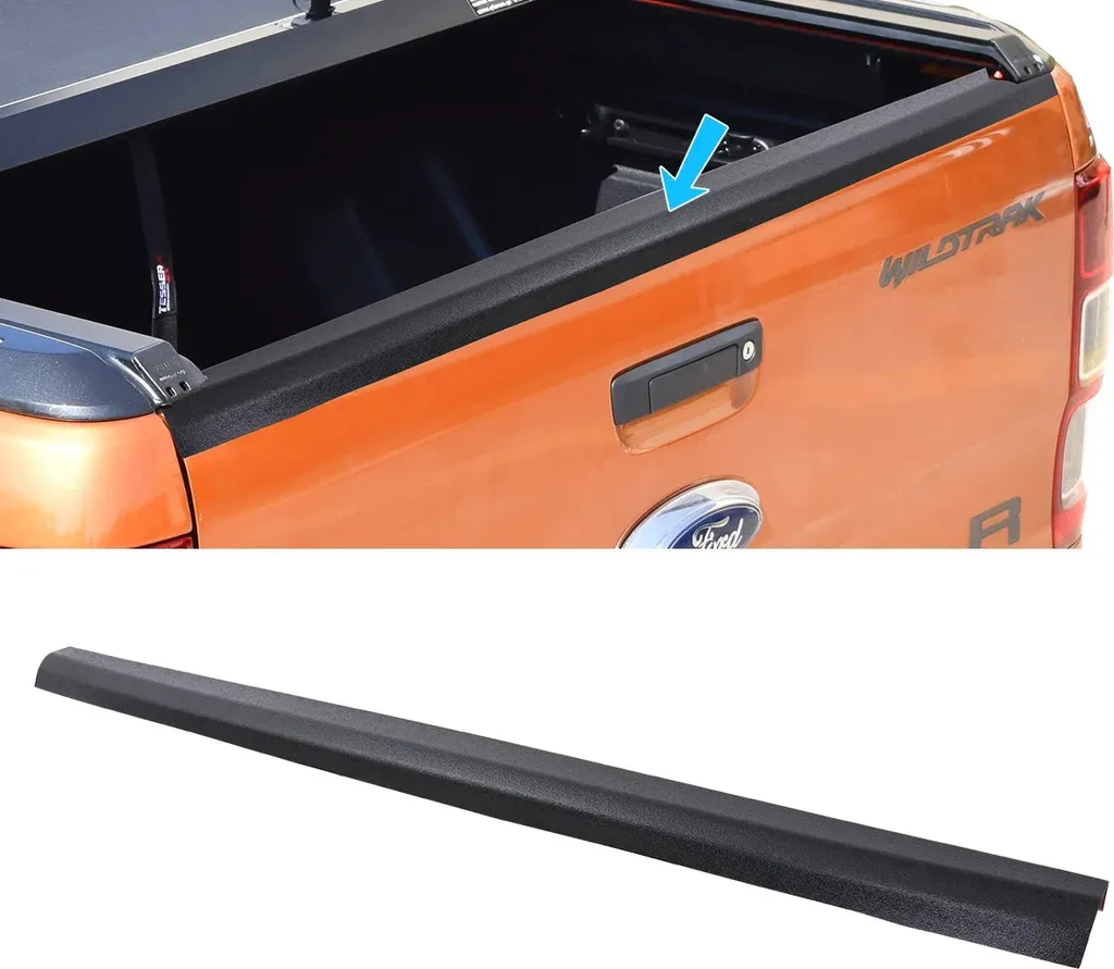 Couverture de hayon Ford Ranger, installation facile sans perçage noir
