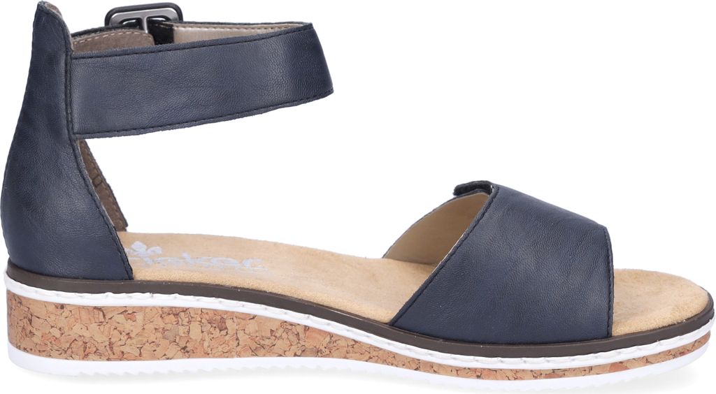Rieker Damen Sandalen geschlossene Ferse Klettverschluss Produktbild 13