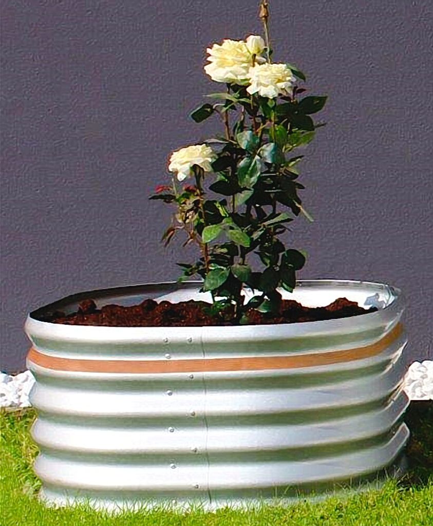 Hochbeet Vita Rund 401, blank