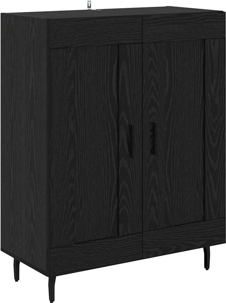 Mobile Credenza SYFAX™ Rovere Nero | Arredo Soggiorno 69,5 cm