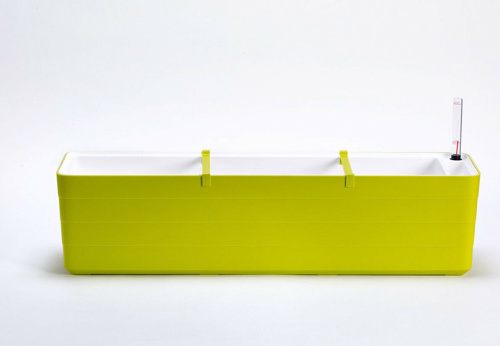 Cassetta da balcone 13L Autofertile 80Cm Verde/Bianco Immagine del prodotto 
