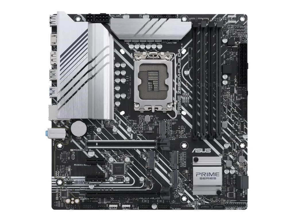 Asus PRIME Z690M-PLUS D4 Idéal pour Station de Travail et Gaming