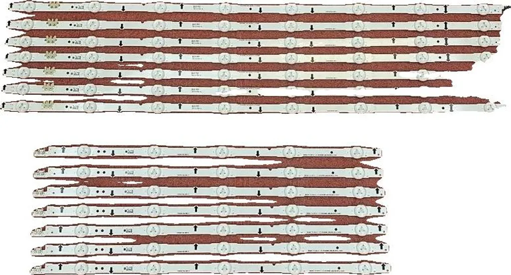 Rétroéclairage Bande LED 1270mm 13 LED 3V compatible UE60H6240 en Cuivre