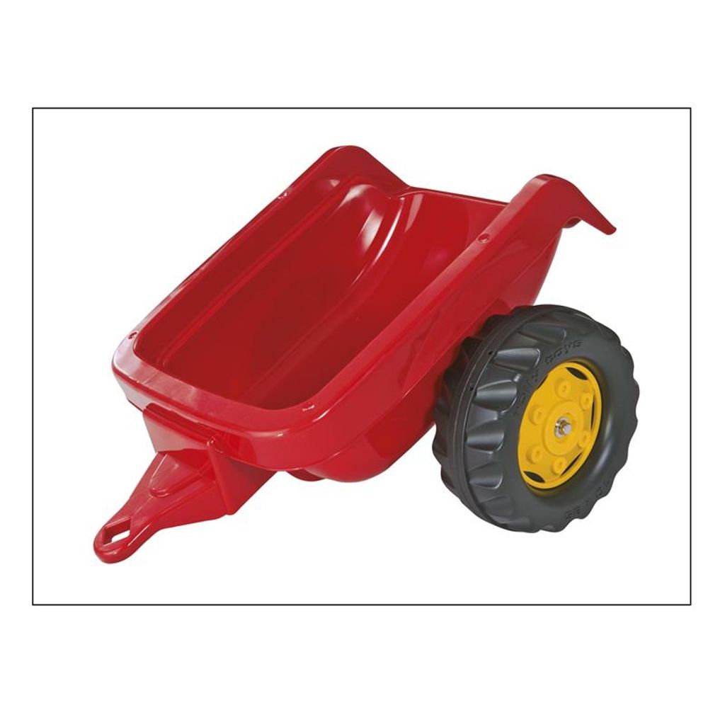 rolly toys Kid Trailer einachsiger Anhänger, rot , Maße: 57x46,5x26,5 cm; 12 170 0